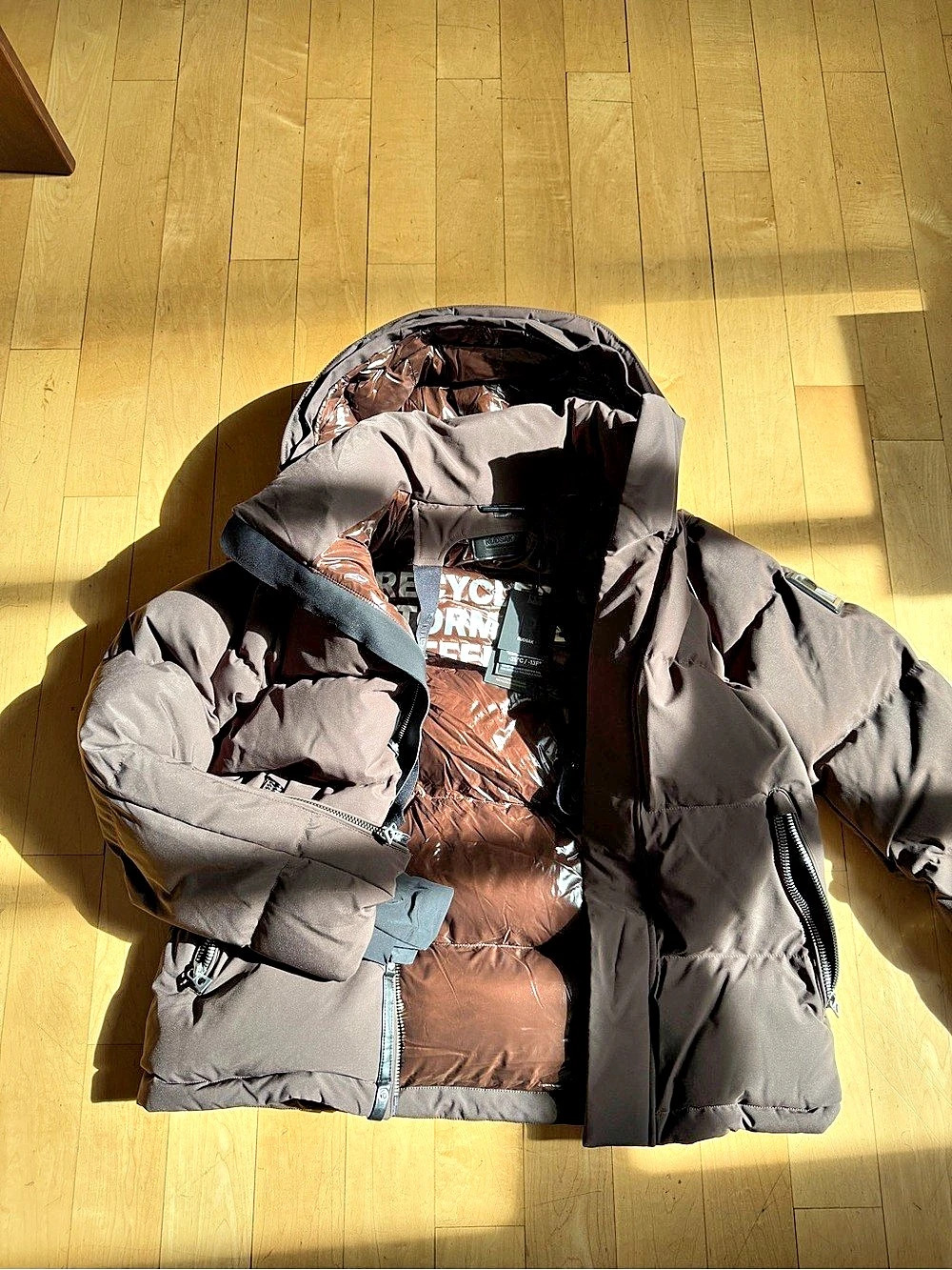 Rudsak Puffer Jacket in Brown